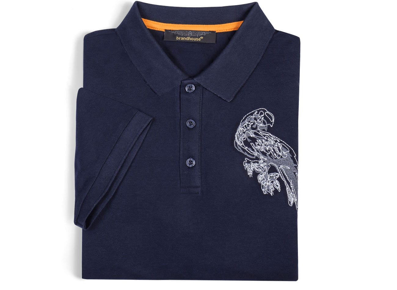 Image of Eagle Polo Yaka Plain T-Shirt