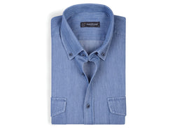 Image of button down Denim Shirt