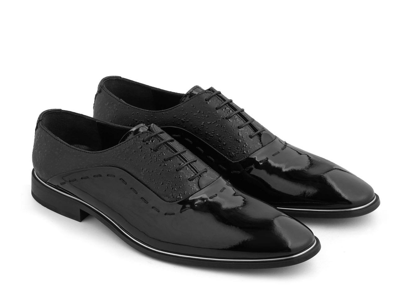 Genuine Leather Brogue Oxfords