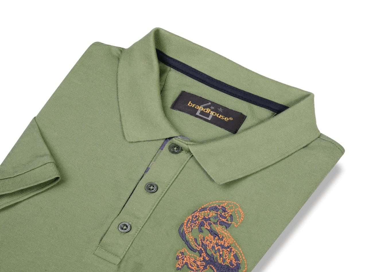 Image of Eagle Polo Yaka Plain T-Shirt