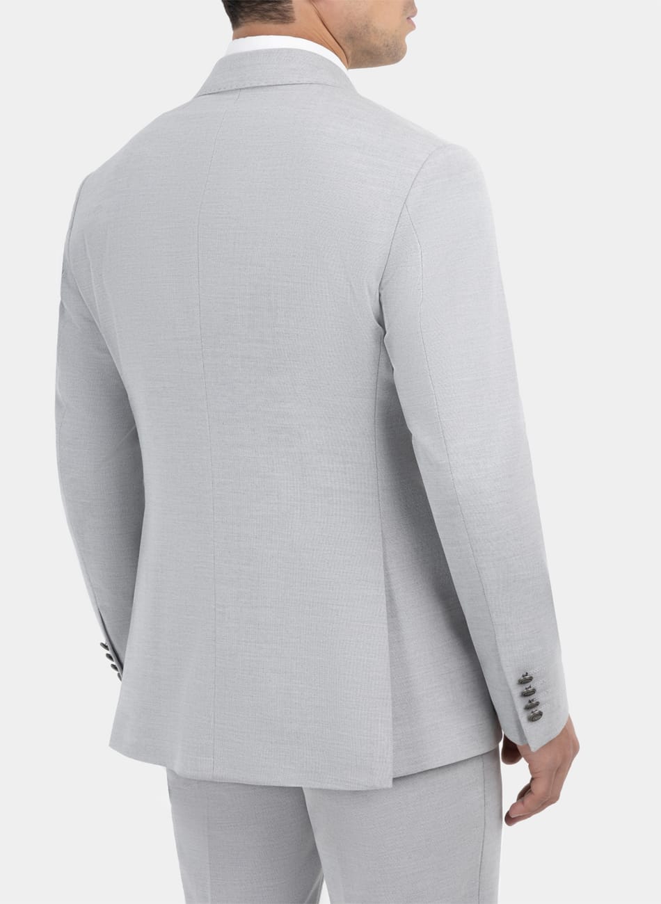 Image of DOUBLE BREASTED PEAK LAPEL SUIT