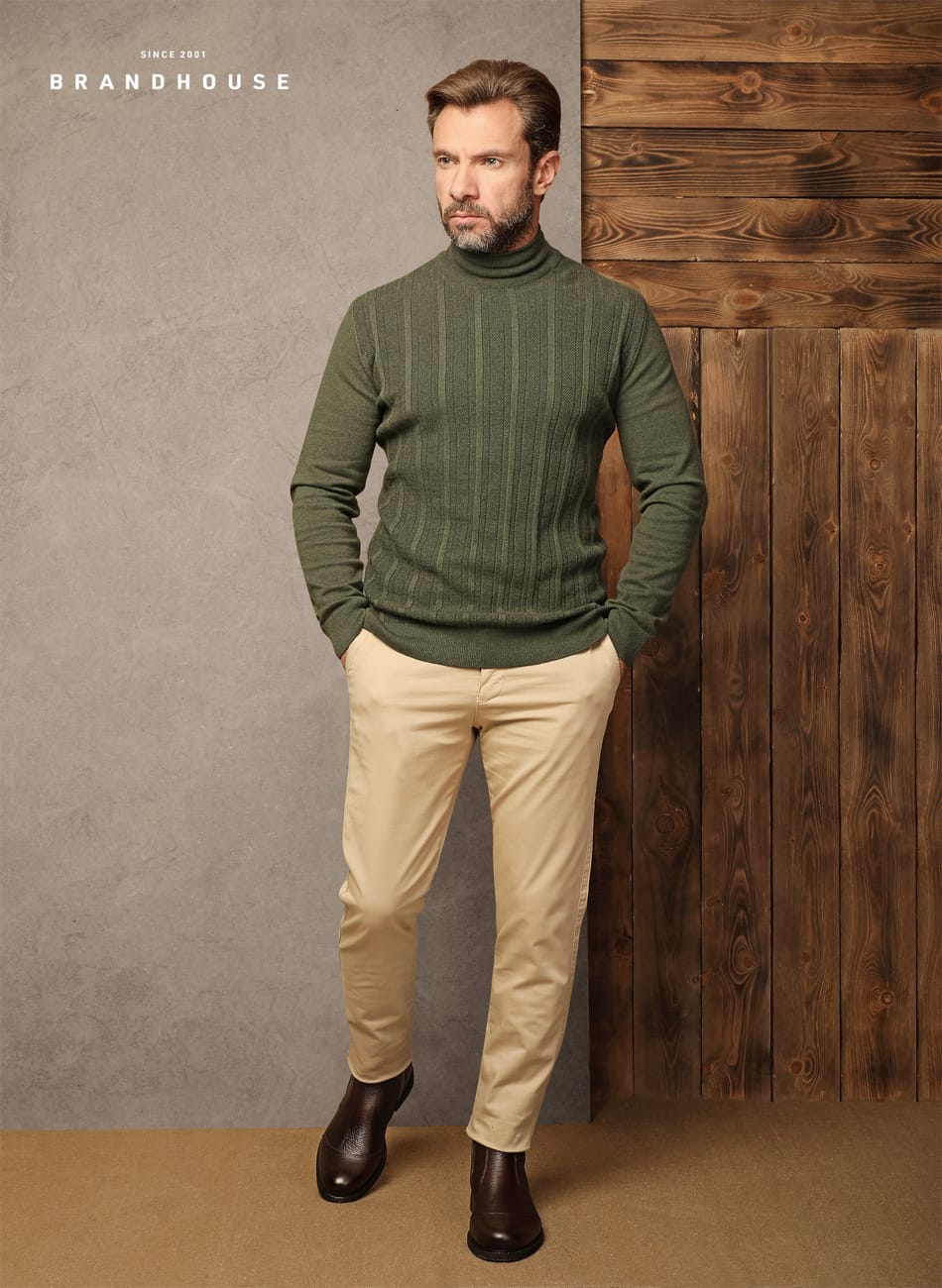 TRIKO HALF NECK PULLOVER