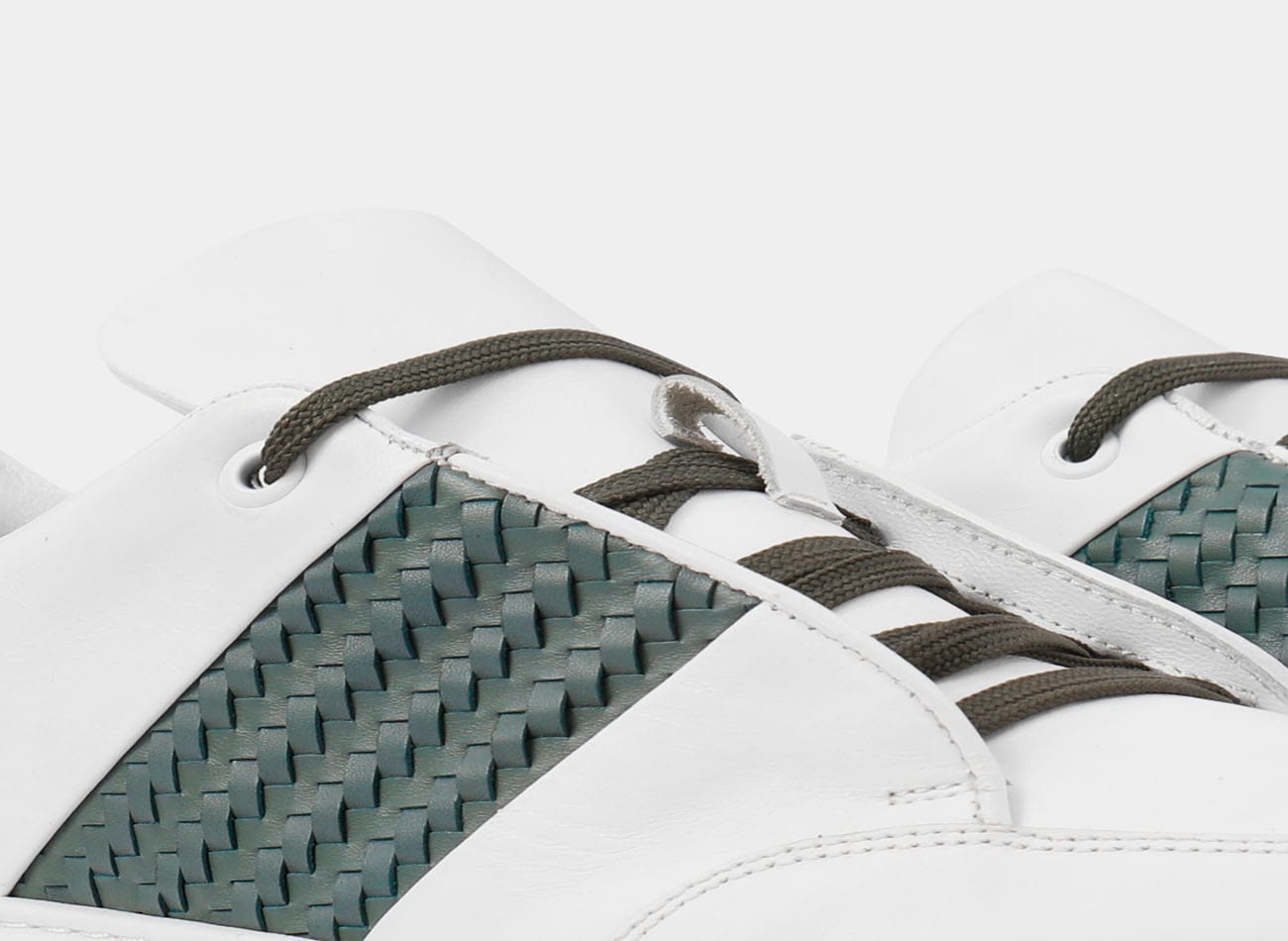 Image of side band Derby sneaker