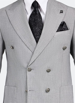 Image of Double breasted Peak Lapel suit
