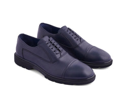 Image of Genuine Leather Plain Toe Derbys