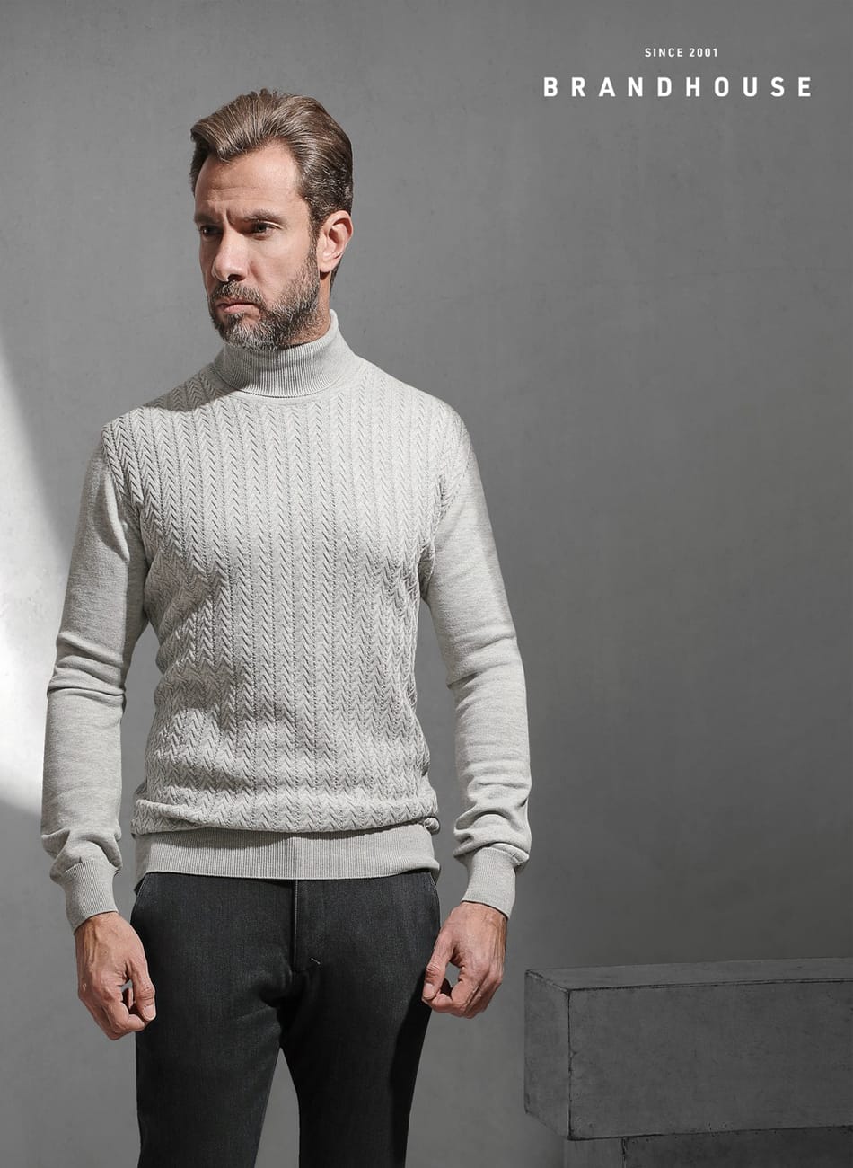 TRIKO HIGH NECK PULLOVER