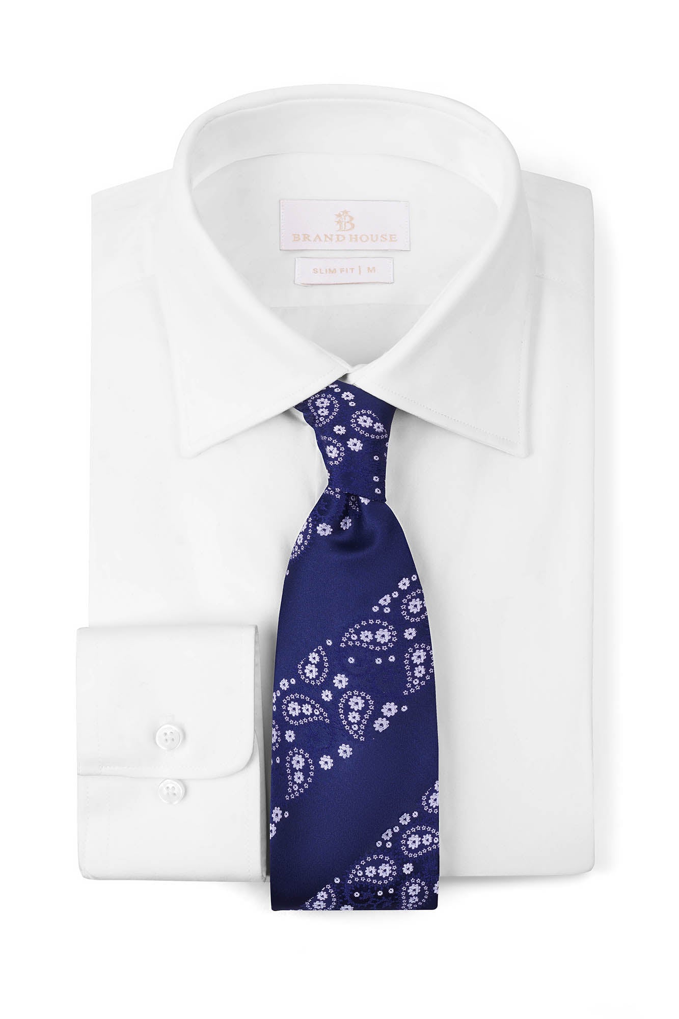 Image of Elegant Paisley Stripe Tie