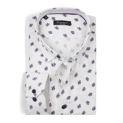 Image of floral pattern Poplin Shirt