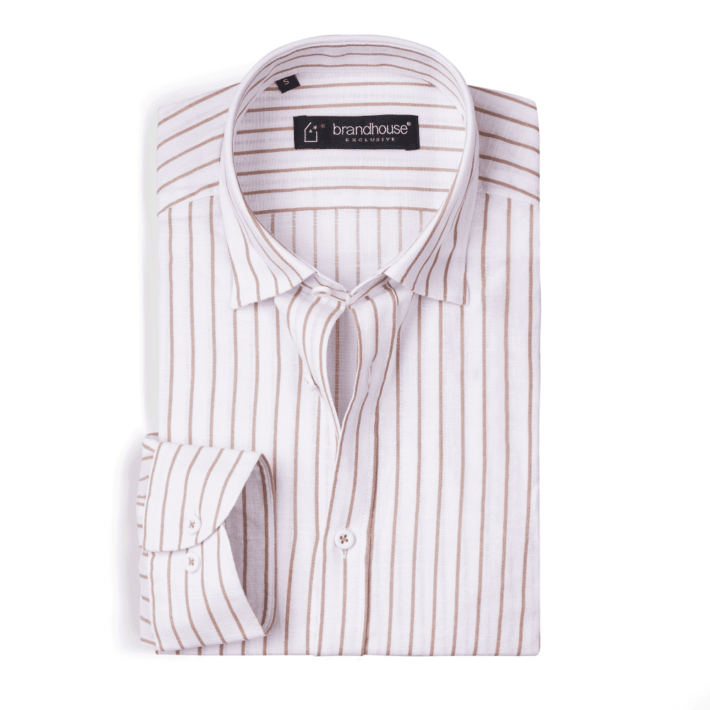 Image of Pin Stripe Oxford Shirt