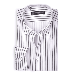 Image of Pin Stripe Oxford Shirt