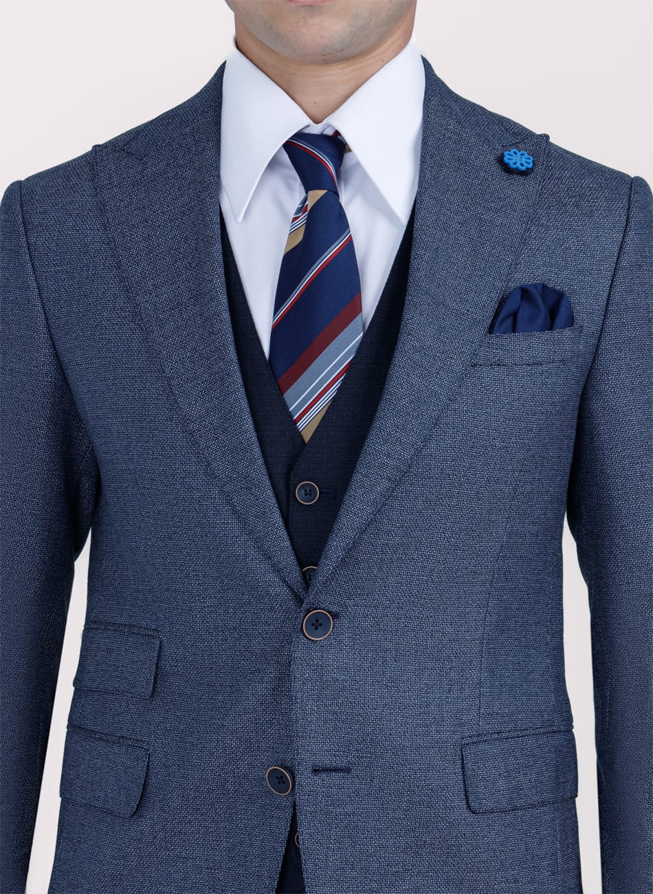 Image of Hopsack Peak Lapel Suit