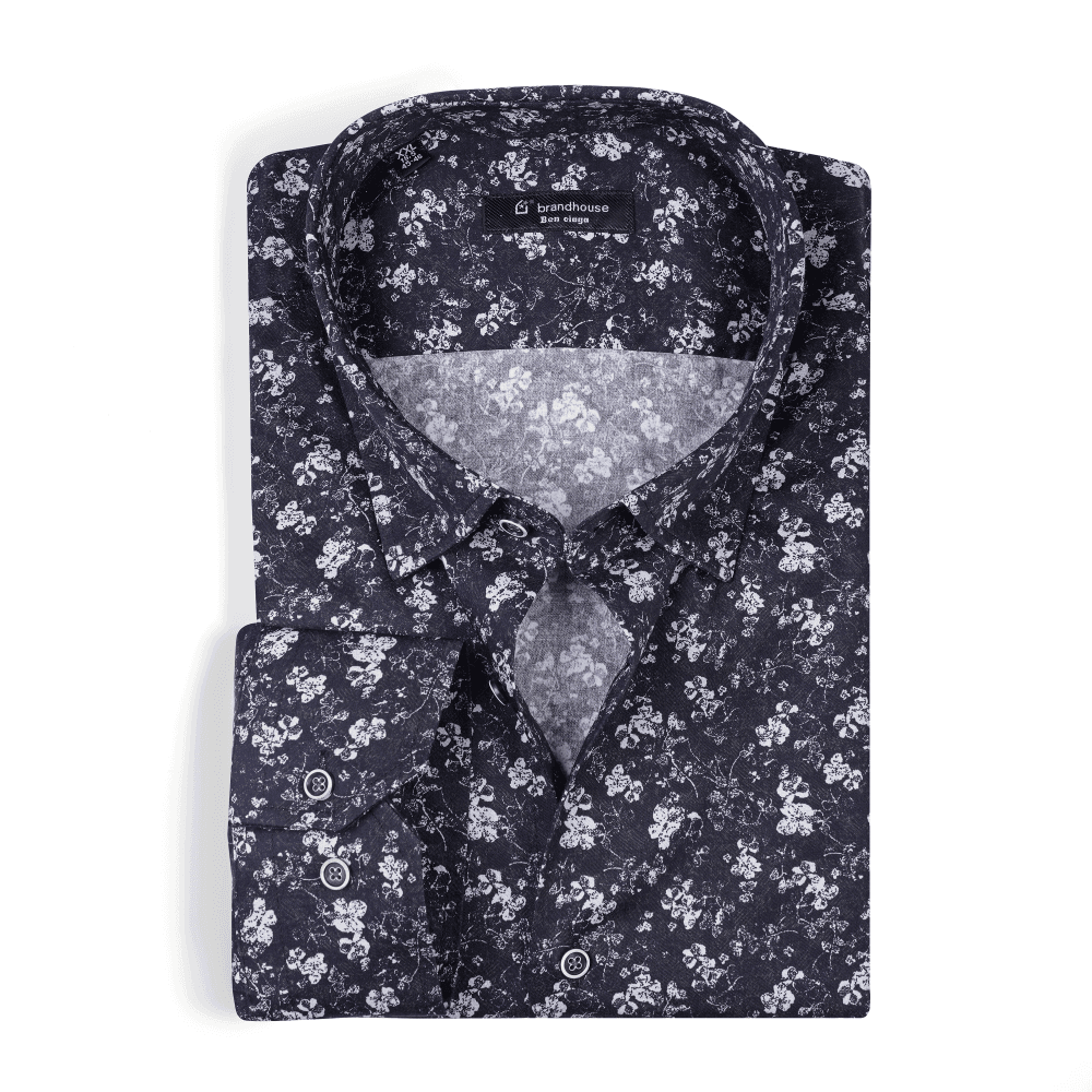 floral pattern Poplin Shirt