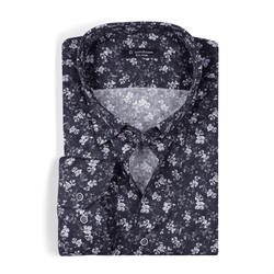 Image of floral pattern Poplin Shirt