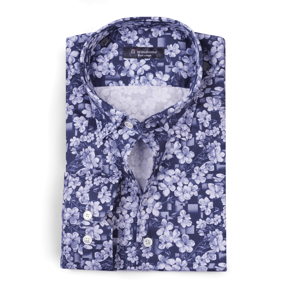 floral pattern Poplin Shirt