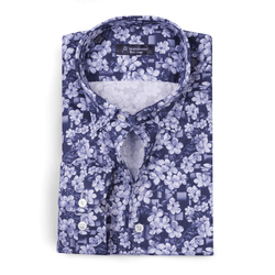 Image of floral pattern Poplin Shirt