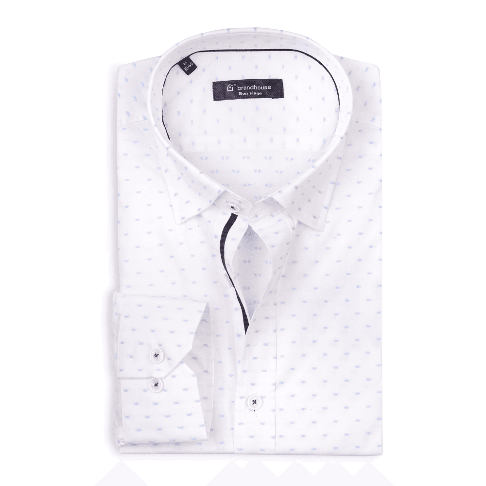 polka dots pattern Poplinn Shirt