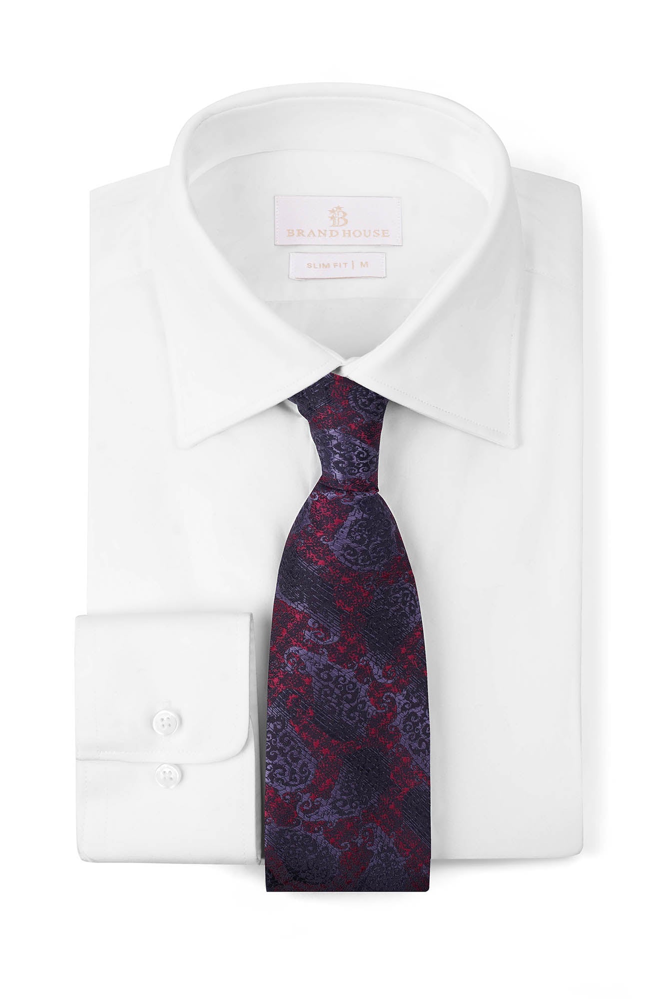 Image of Elegant Paisley Microfiber Tie