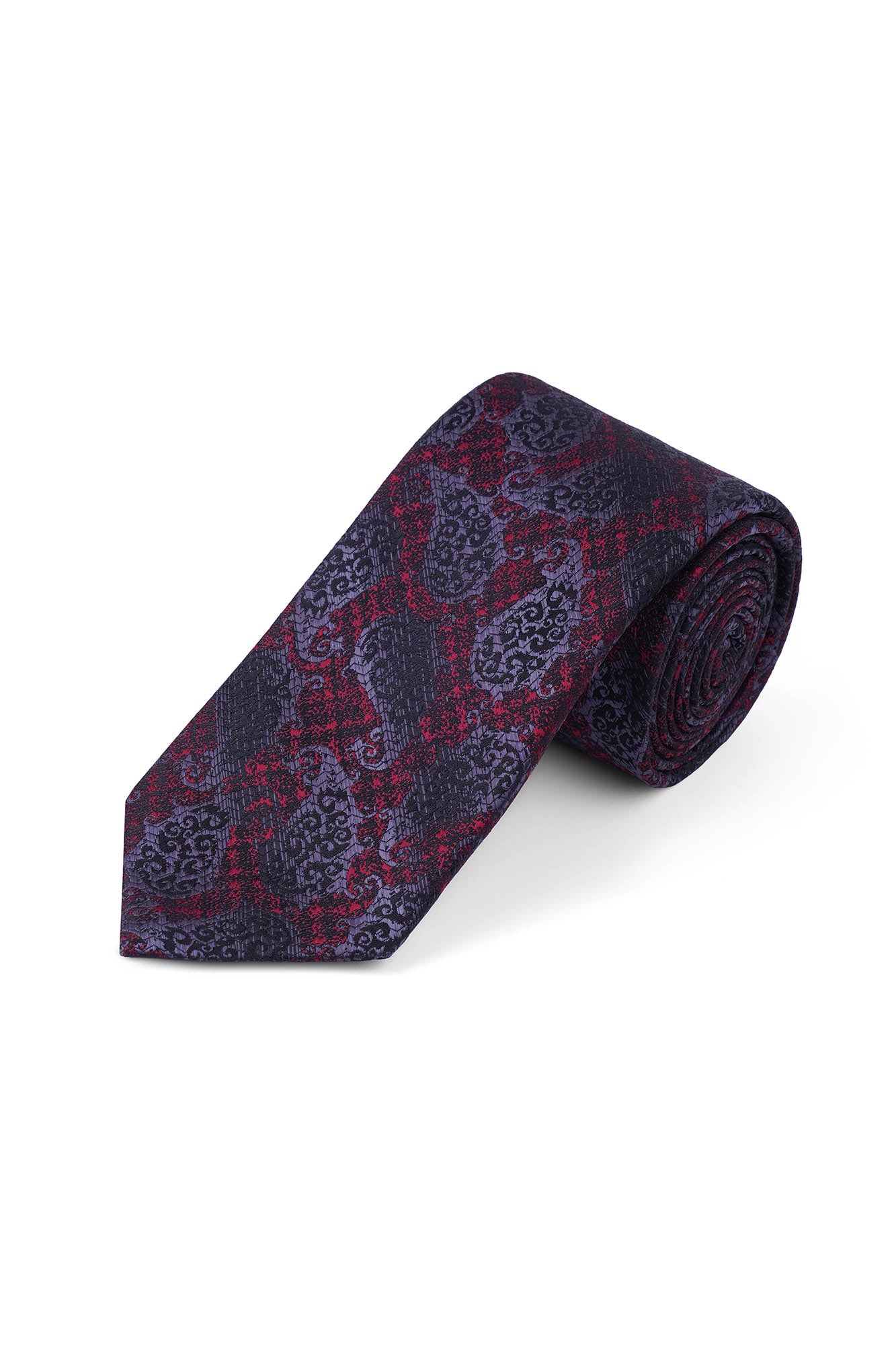 Image of Elegant Paisley Microfiber Tie