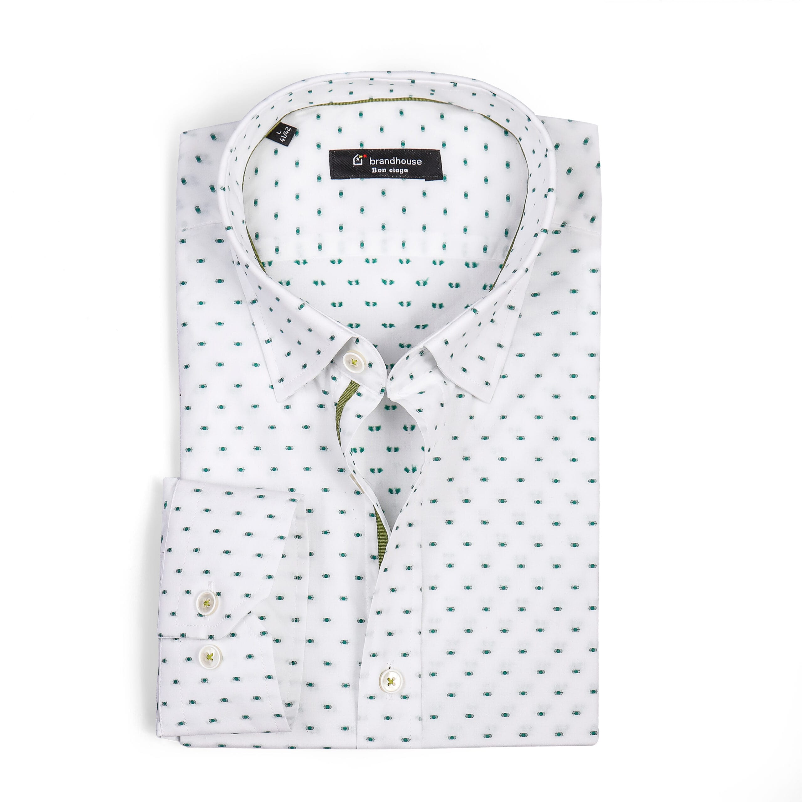 polka dots pattern Poplinn Shirt