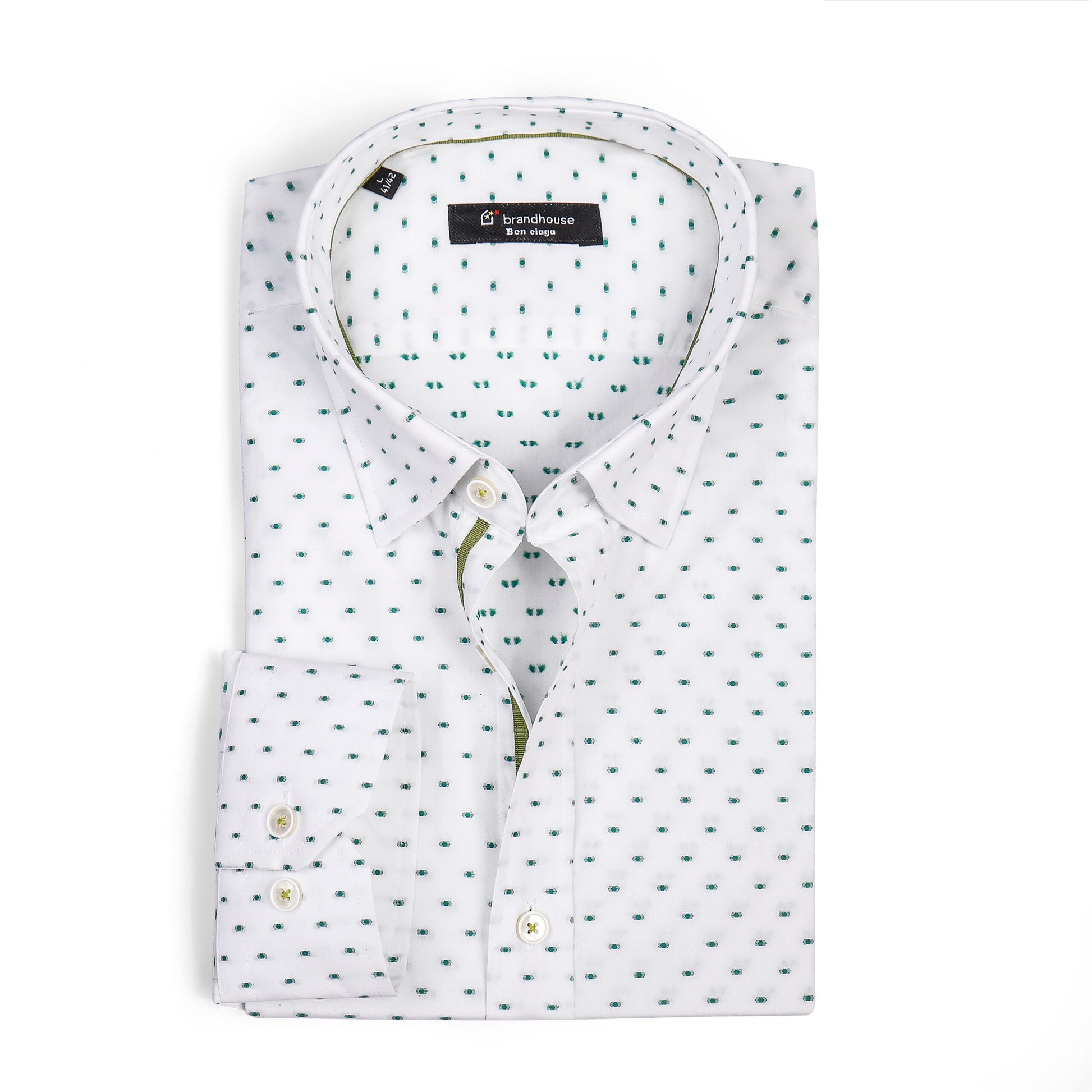 polka dots pattern Poplinn Shirt