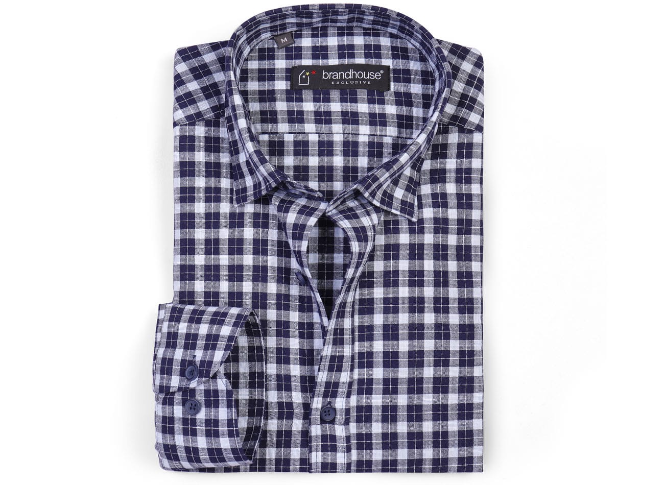 Gingham Checked Poplin Shirt