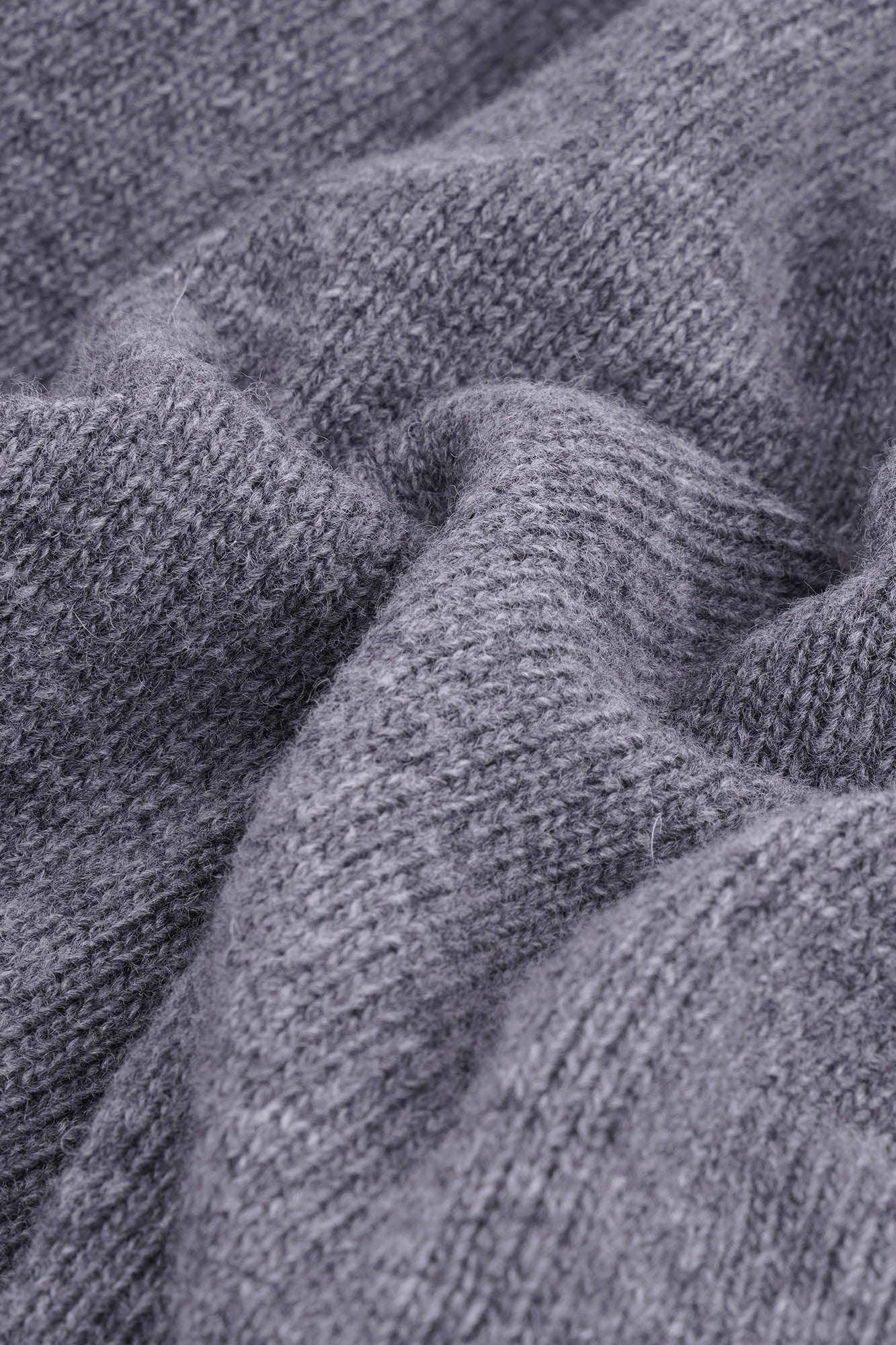 Image of Close-up of gray textured fabric
